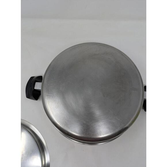 VINTAGE Cook O Matic 5QT 3 Ply Surgical Stainless Steel Boiling Pot 10" - Picture 7 of 9
